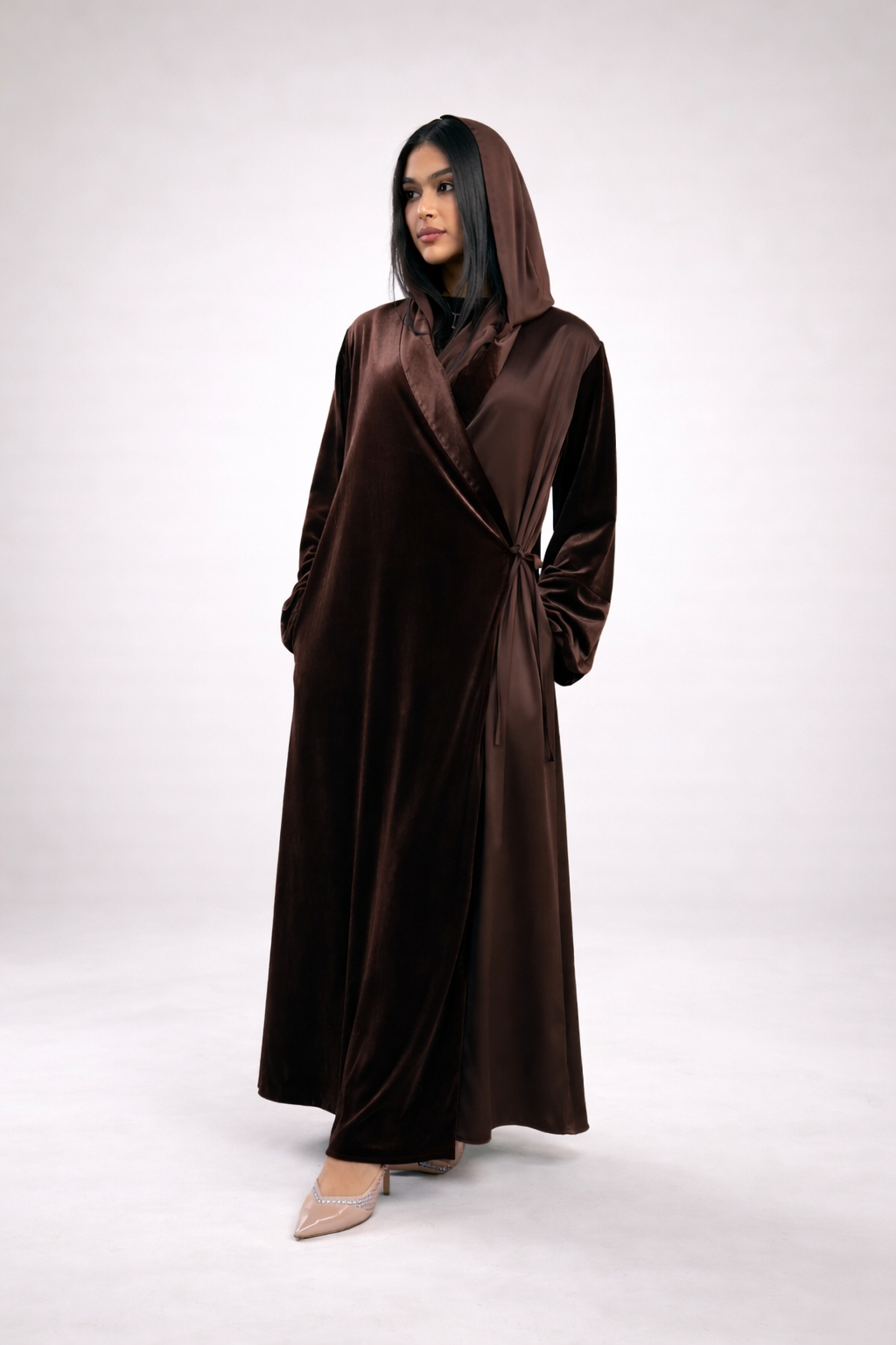 Royal Silky Velvet Signature Abaya & Hijab