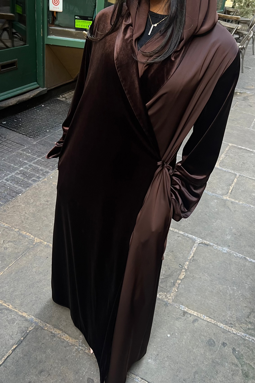 Royal Silky Velvet Signature Abaya & Hijab