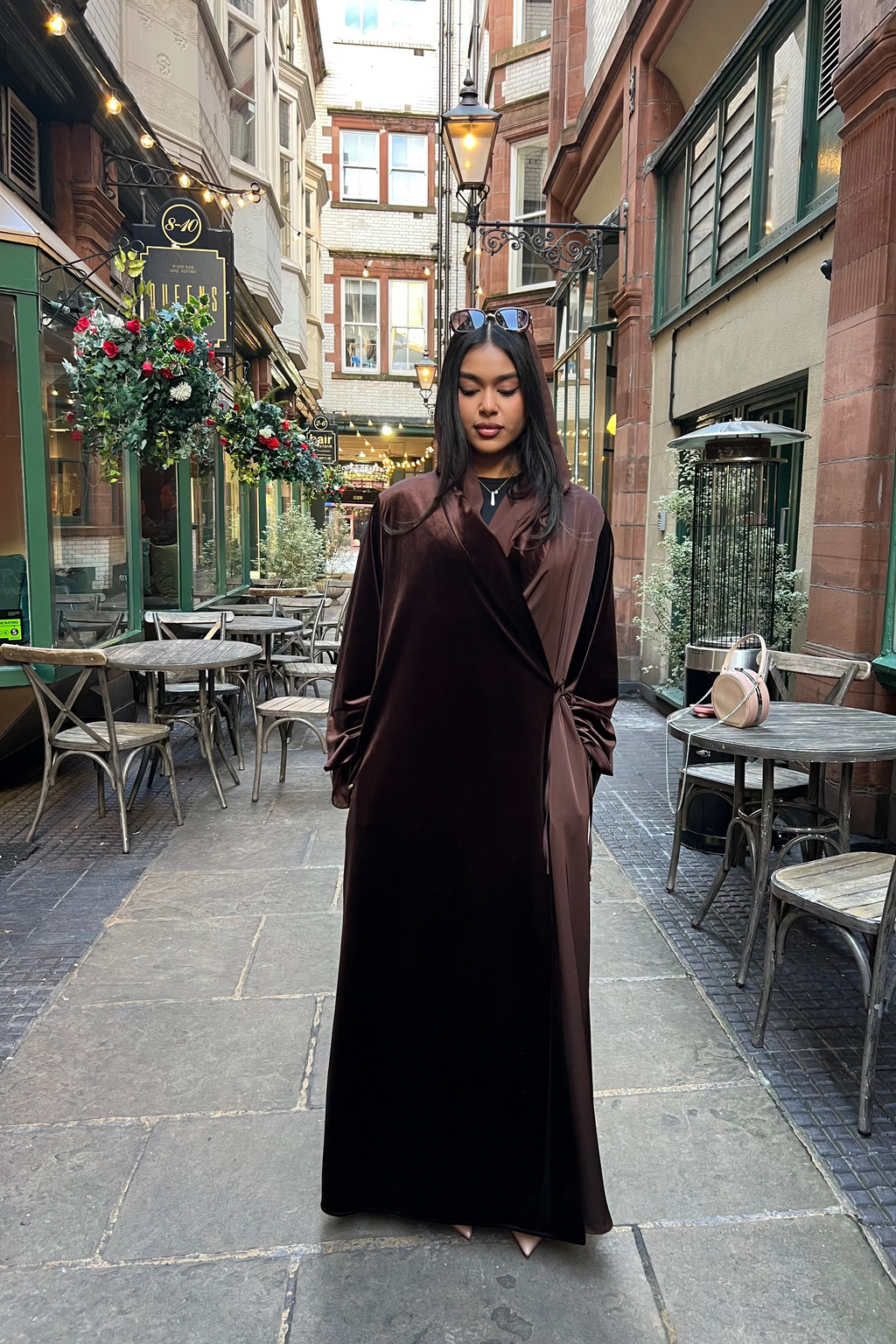 Royal Silky Velvet Signature Abaya & Hijab