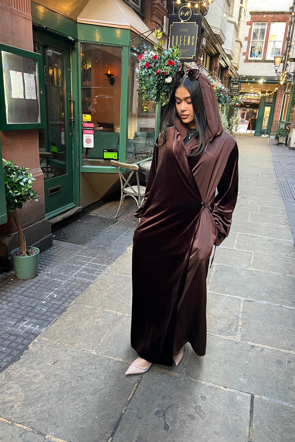 Royal Silky Velvet Signature Abaya & Hijab